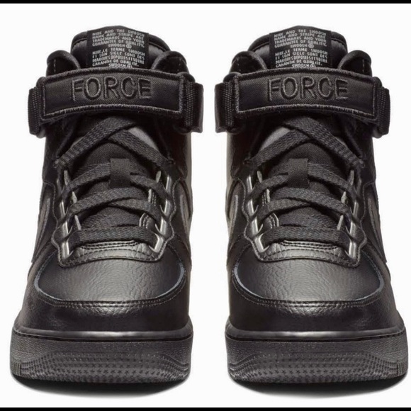 nike air force 1 high triple black